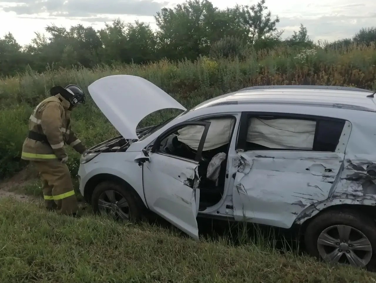Вчера вечером в Сызранском районе произошло ДТП