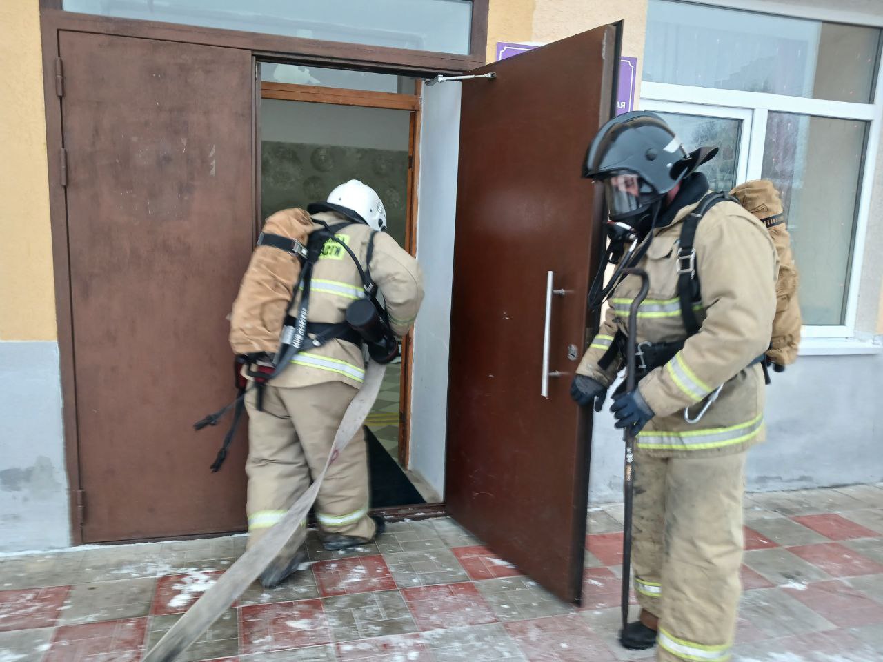 Пожарно-тактические учения в Шенталинском районе