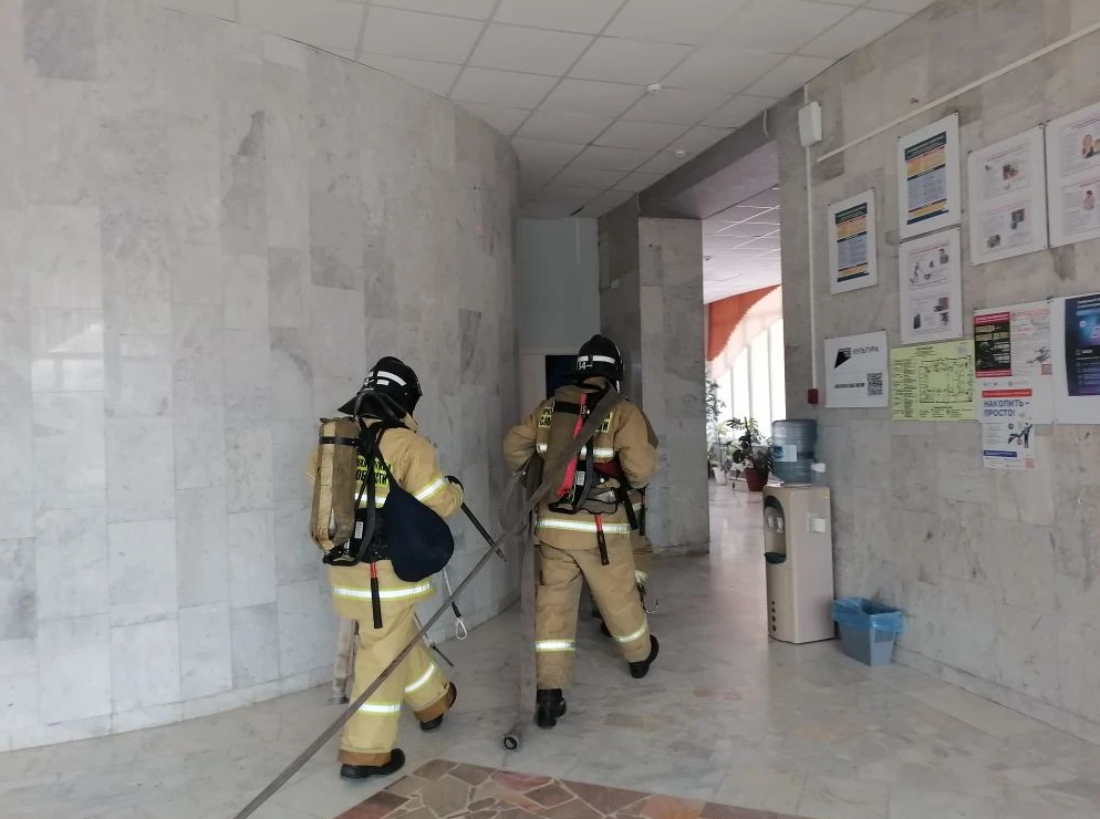 Борские огнеборцы успешно отработали нормативы