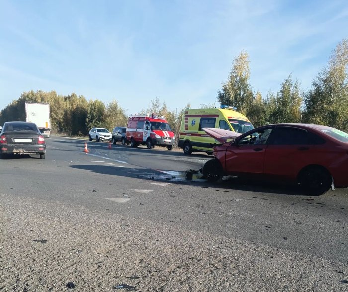 В Сергиевском районе произошло дорожно-транспортное происшествие 