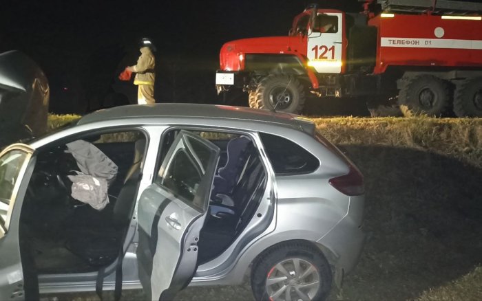 Вчера в Хворостянском районе произошло ДТП
