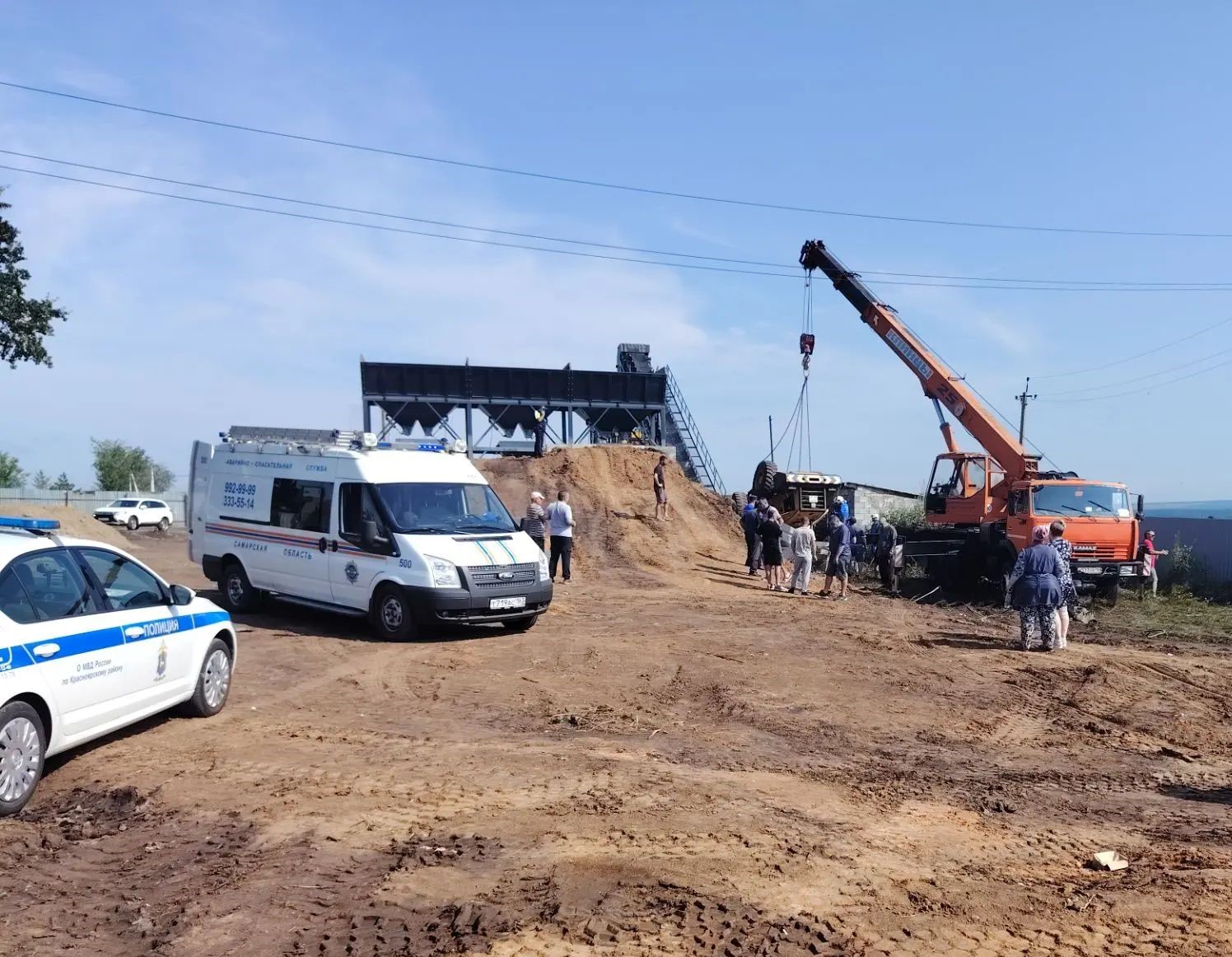 В Красноярском районе произошло ДТП с участием автопогрузчика