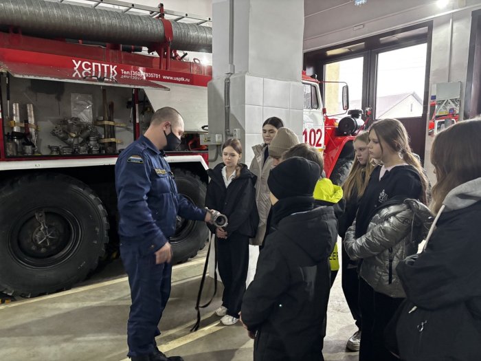 Экскурсия в пожарно-спасательную часть