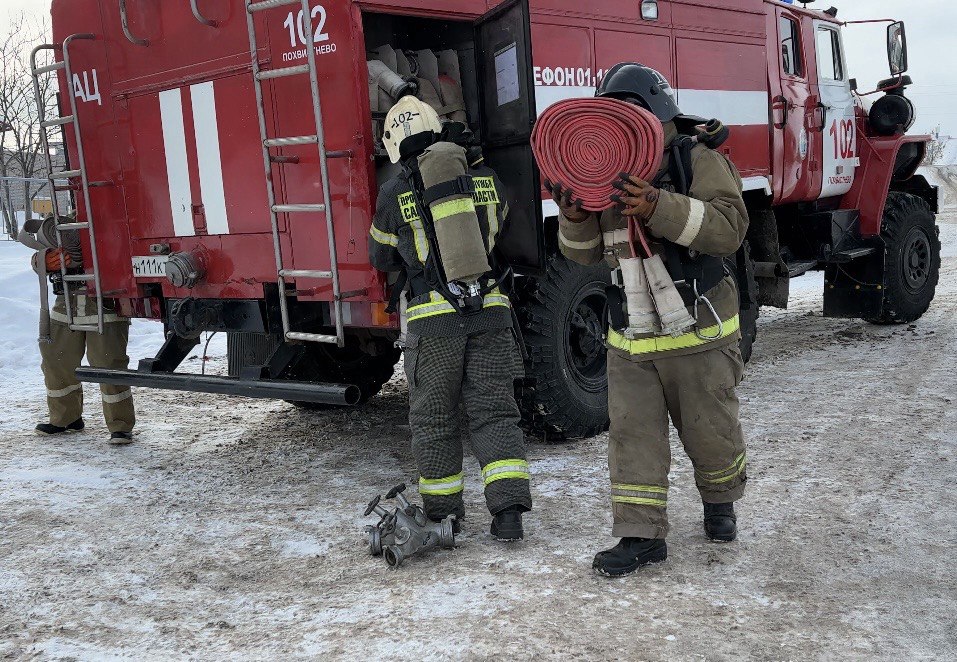 В Похвистневском районе прошло плановое пожарно-тактическое занятие