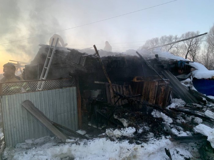 Несколько часов назад в Кинельском районе горел сарай