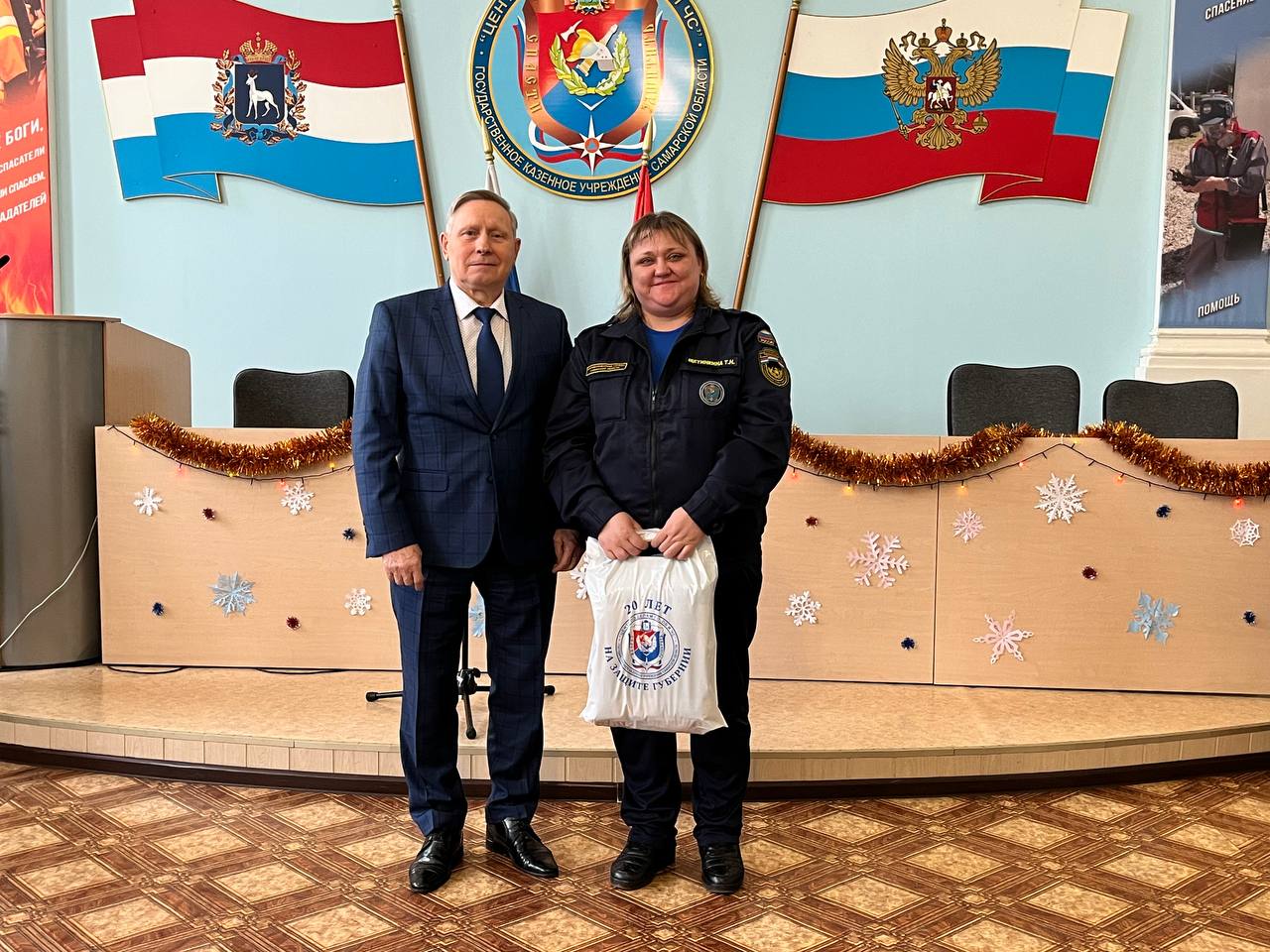 В облГКУ «Центр по делам ГО, ПБ и ЧС» в рамках торжественного мероприятия, приуроченного к Дню спасателя РФ, наградили лучших пожарных и спасателей   