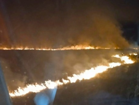 Вчера в Челно-Вершинском районе успешно ликвидирован пожар на площади 600 квадратных метров