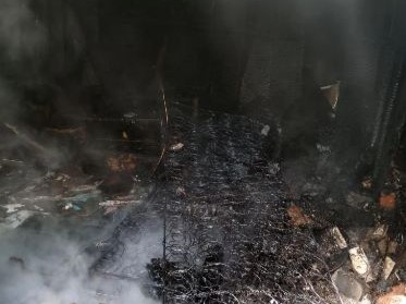 В Приволжском районе горел сарай на площади 30 квадратных метров