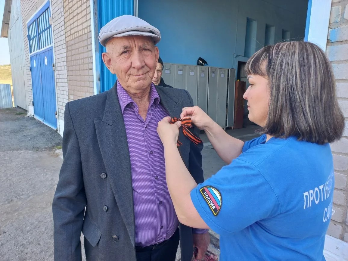 Всероссийскую патриотическую акцию «Георгиевская ленточка» активно поддерживают в Камышлинском и Приволжском районах
