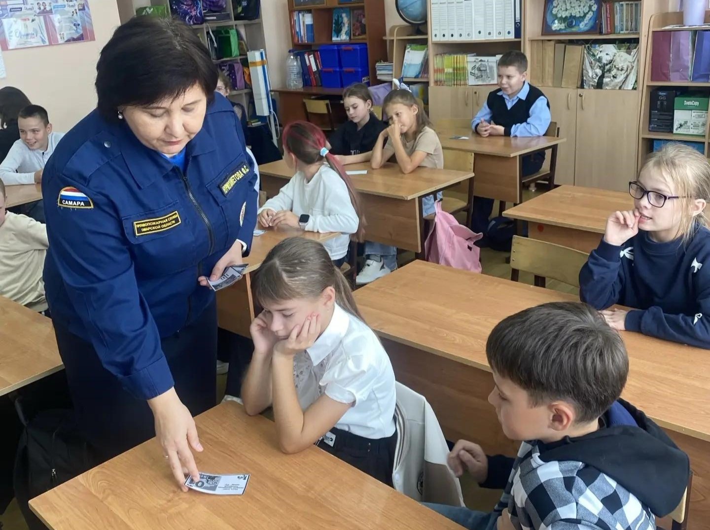 В Шенталинском районе специалисты пожарно-спасательной части № 131 провели для четвероклассников Урок мужества