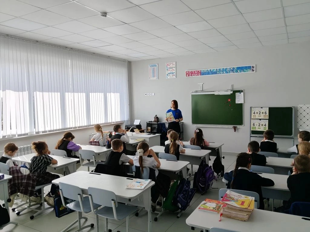 Разговор о пожарной безопасности состоялся в средней общеобразовательной школе села Хворостянка