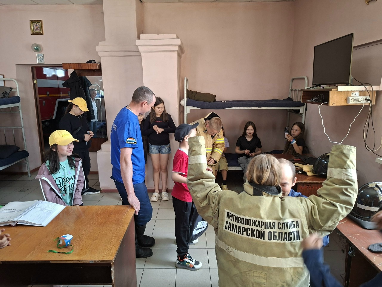 День открытых дверей в пожарно-спасательном отряде Челно-Вершинского района