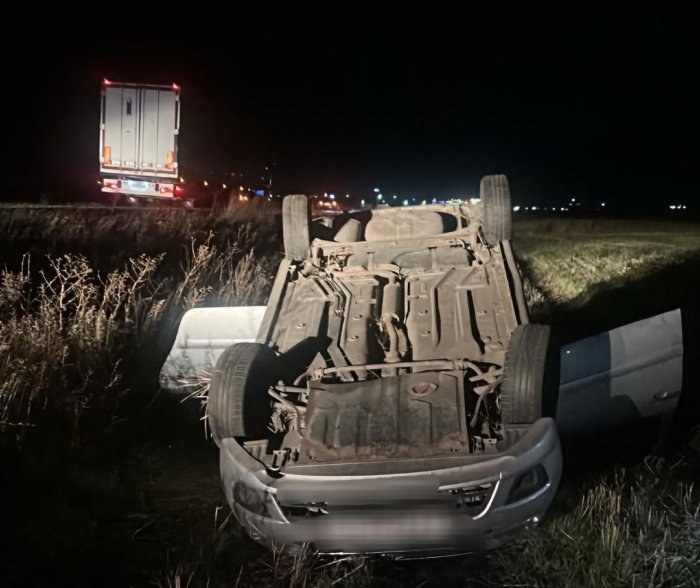 В воскресенье поздно вечером в Сызранском районе произошло ДТП 