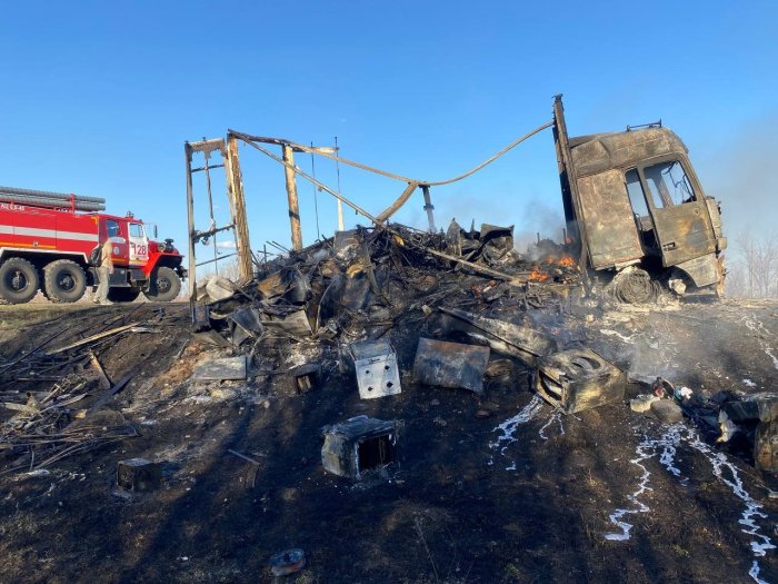 Вчера в Волжском районе произошло возгорание автомобиля в движении