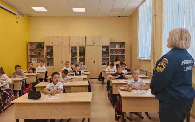 В приволжских школах состоялись Уроки мужества, направленные на формирование у детей культуры безопасного поведения