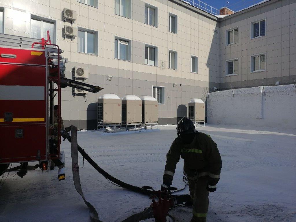 В Борском районе наши пожарные успешно отработали нормативы