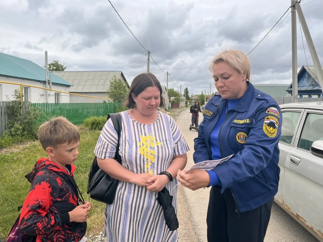 Подворовые обходы в пожароопасный период