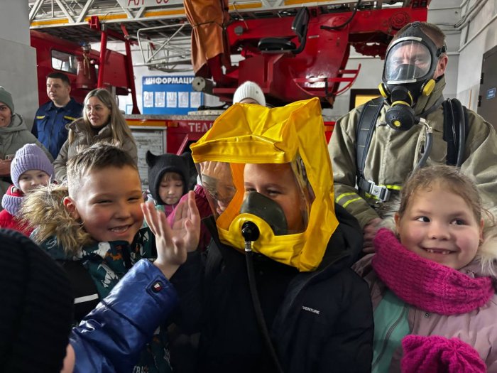 Знакомство первоклассников с работой пожарных