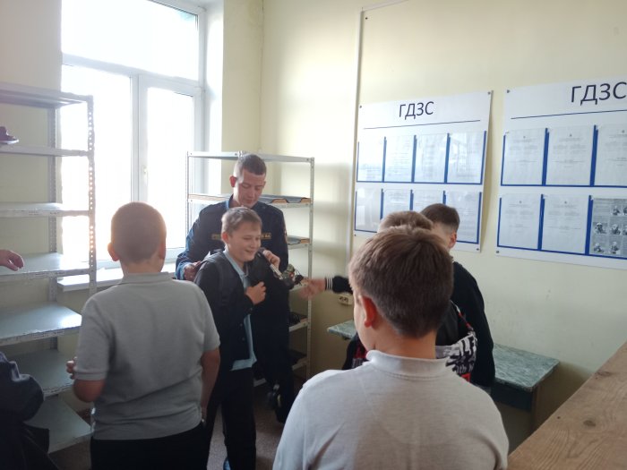 Пожарная часть глазами детей