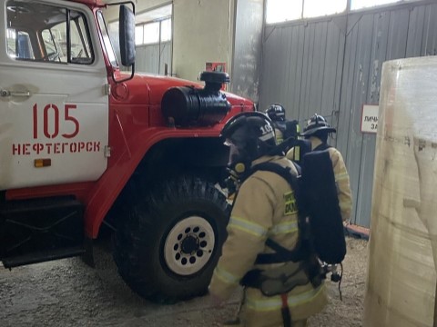 Практические занятия - залог успешных и слаженных действий огнеборцев