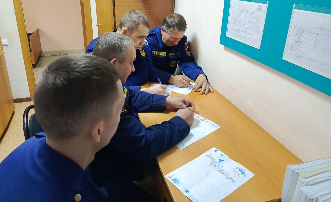 В поддержку военно-патриотической акции «Письмо солдату»