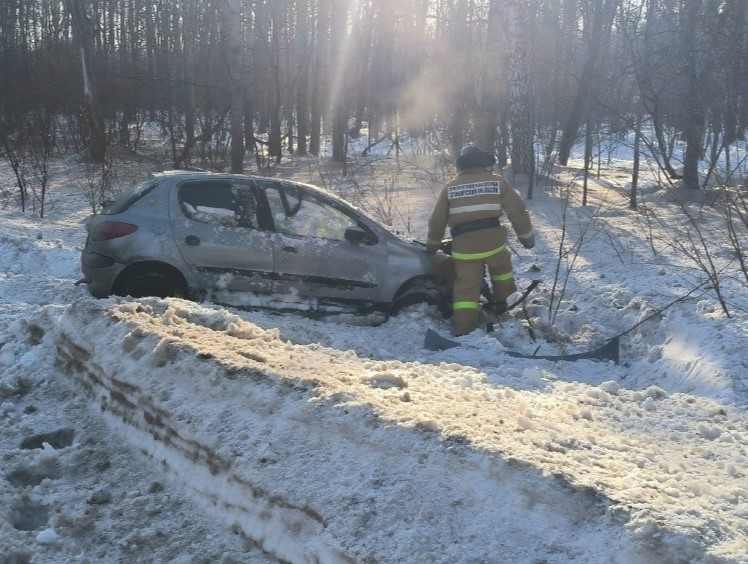 Сегодня в Шенталинском районе произошло ДТП. К счастью, никто не пострадал