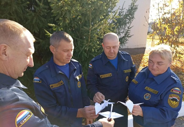 Бумажный журавлик — знак нашей памяти   