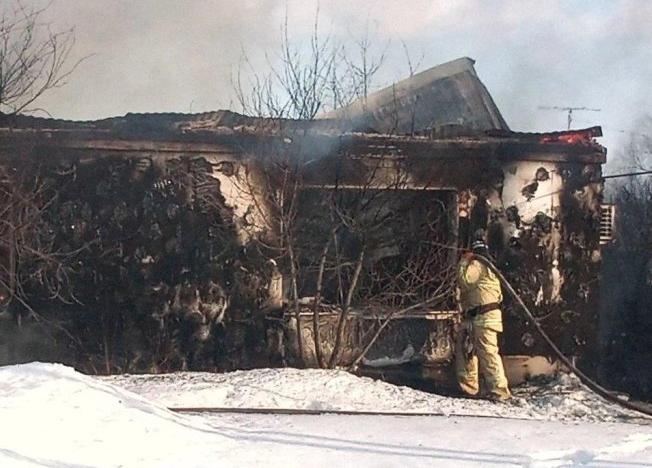 В Красноармейском районе вчера произошел пожар на площади 80 квадратных метров