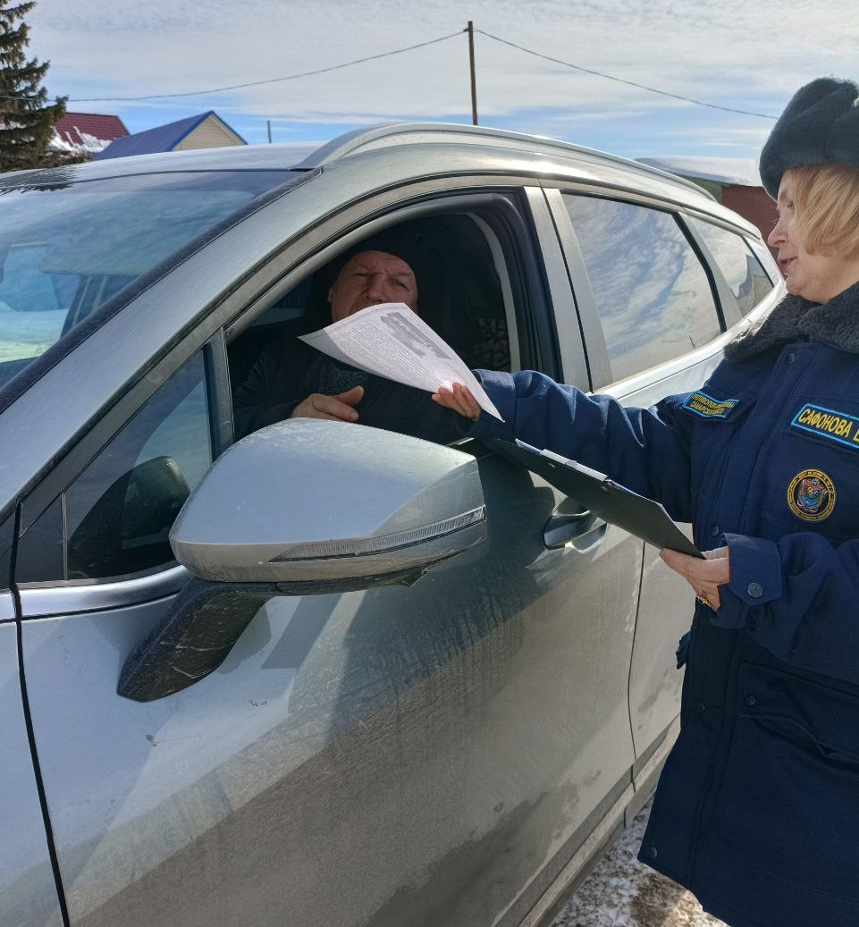 В Большеглушицком районе продолжается работа с населением по профилактике пожаров