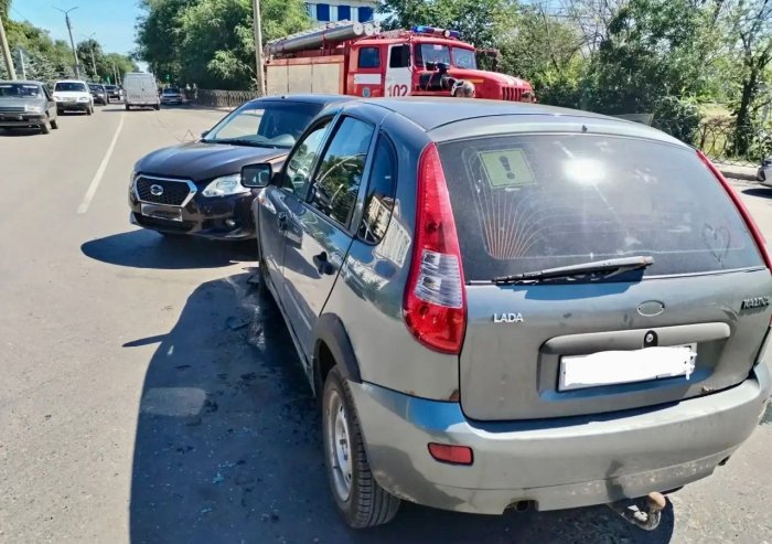 Сегодня в городе Похвистнево столкнулись два автомобиля