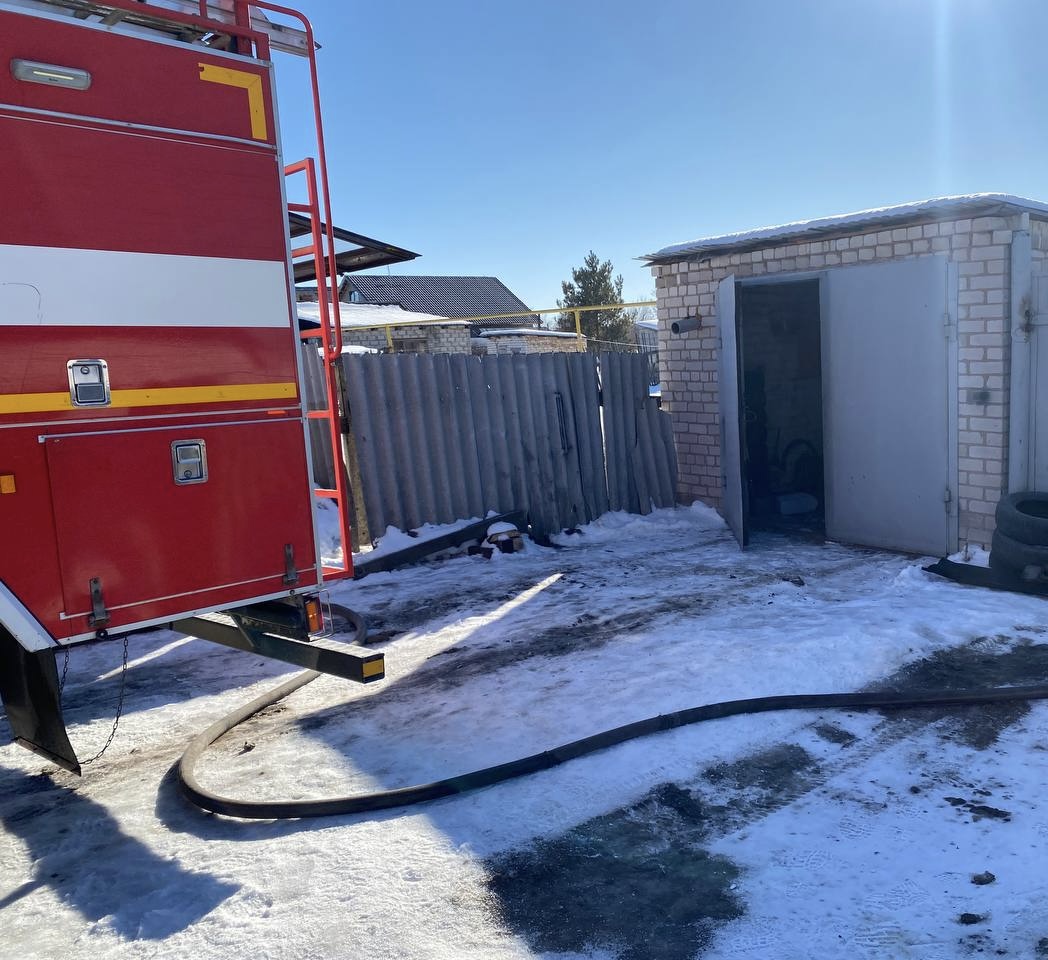 В городском округе Кинель наши огнеборцы оперативно потушили пожар в бане 