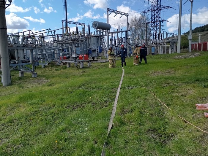 Пожарно-тактические учения прошли в Исаклинском районе