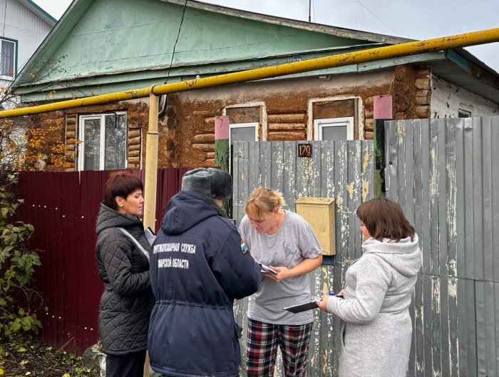 В Похвистневском районе прошёл совместный рейд по профилактике бытовых пожаров