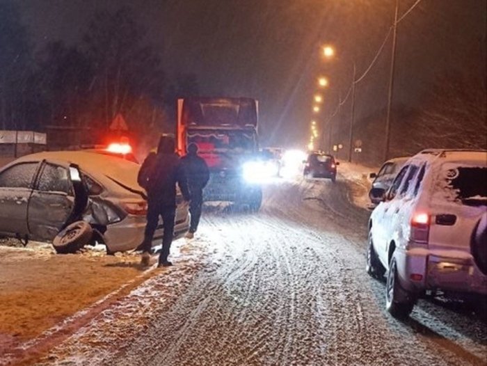 Вчера в Волжском районе произошло ДТП