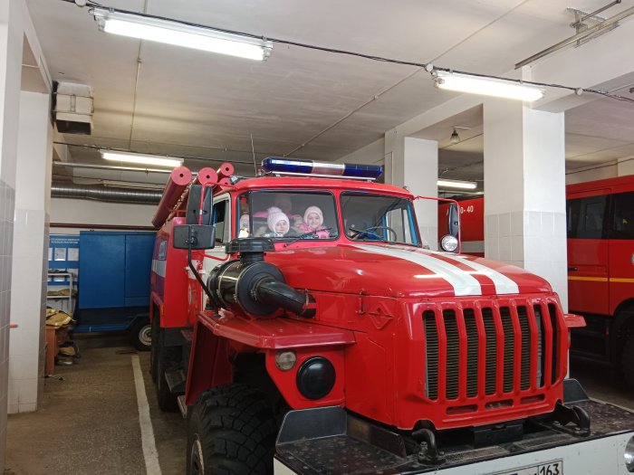 Экскурсия в пожарную часть – интересно и полезно!