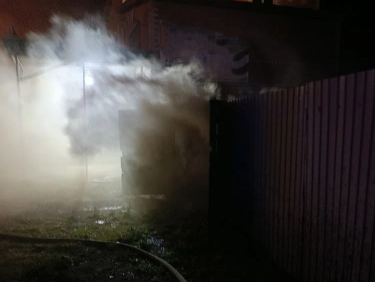 В Сызранском районе ликвидировано возгорание гаража