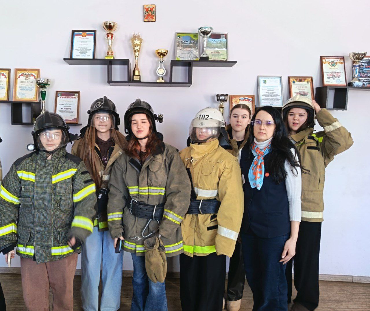 Экскурсия в пожарно-спасательную часть Похвистневского района