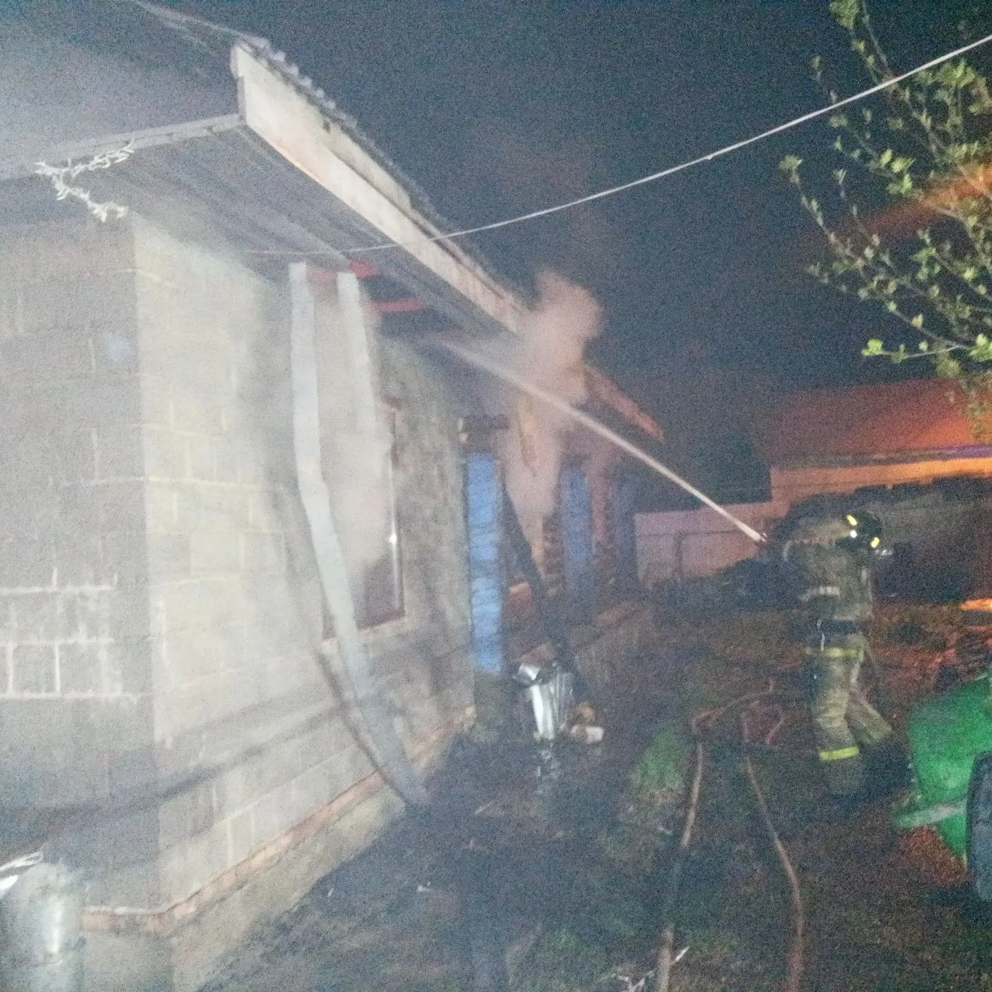 В посёлке городского типа Новосемейкино произошел пожар ранга 1-БИС