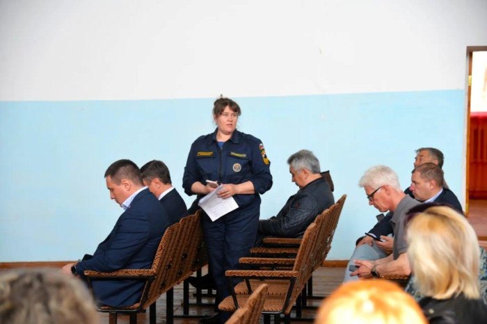 В Красноармейском районе на сходе граждан обсудили меры по профилактике пожаров