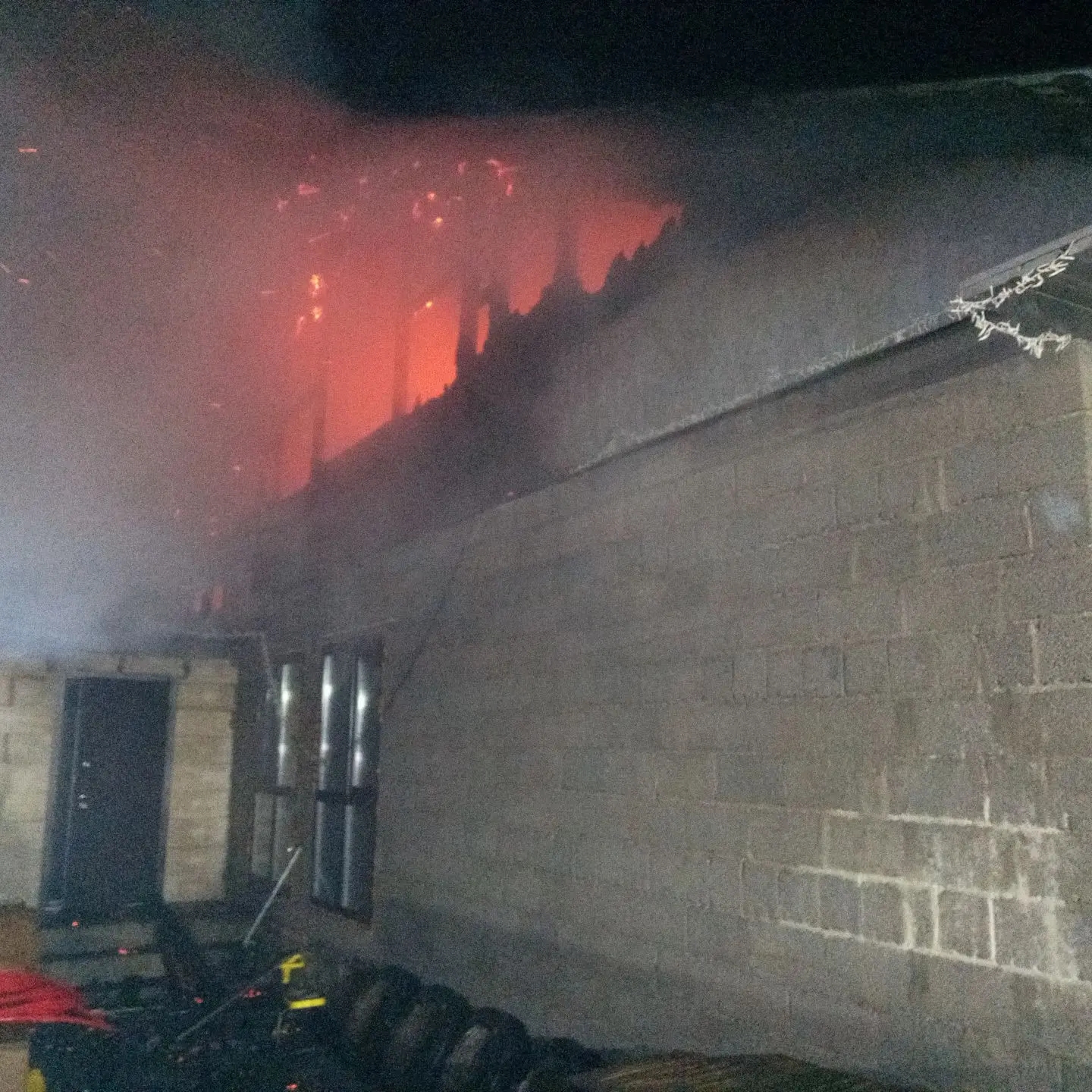 В посёлке городского типа Новосемейкино произошел пожар ранга 1-БИС