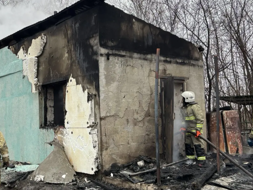 Сегодня на территории Волжского района произошел пожар