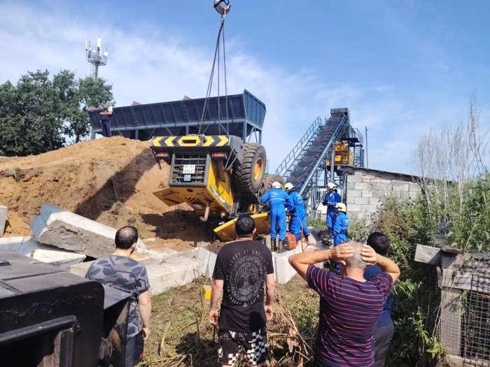 В Красноярском районе произошло ДТП с участием автопогрузчика