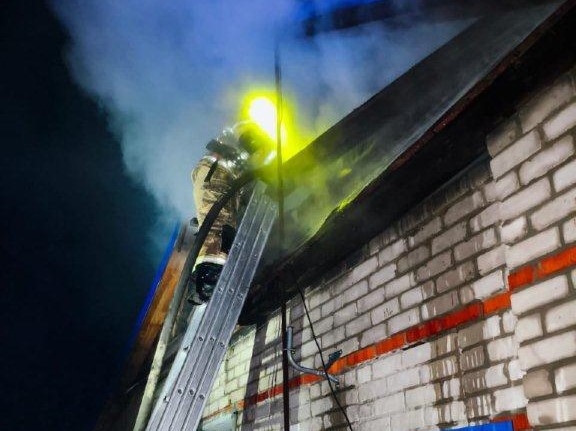 Вчера в селе Муранка Шигонского района произошло возгорание кровли жилого дома