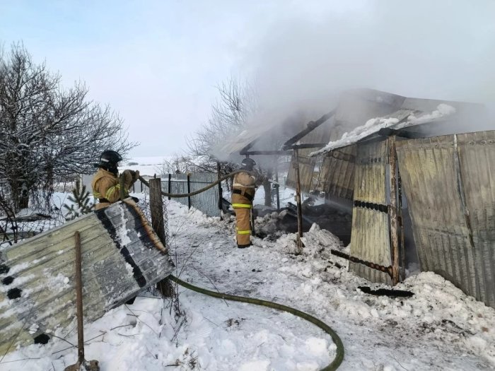 Огнеборцы пожарно-спасательной части № 119 ликвидировали возгорание