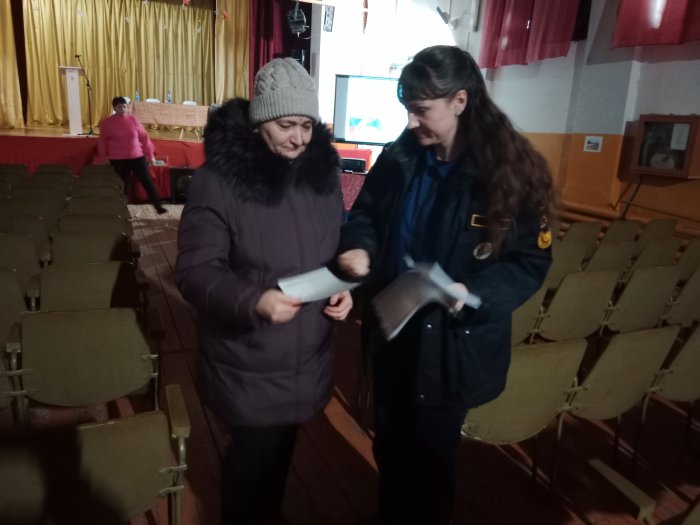 О пожарной безопасности на сходах граждан