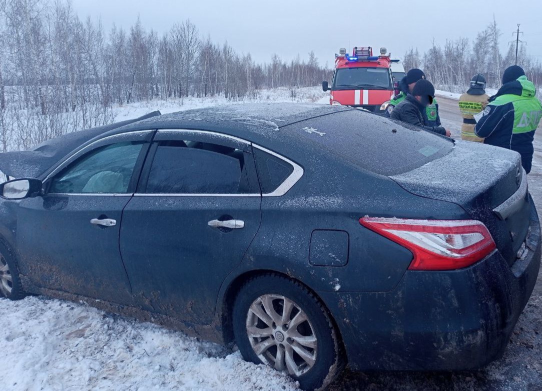 В Сергиевском районе произошло дорожно-транспортное происшествие