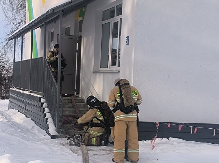 В Шенталинском районе прошло плановое пожарно-тактическое занятие