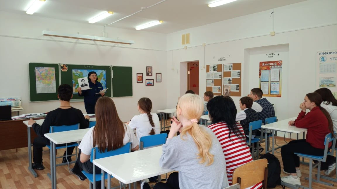 Открытый урок в Алексеевском районе