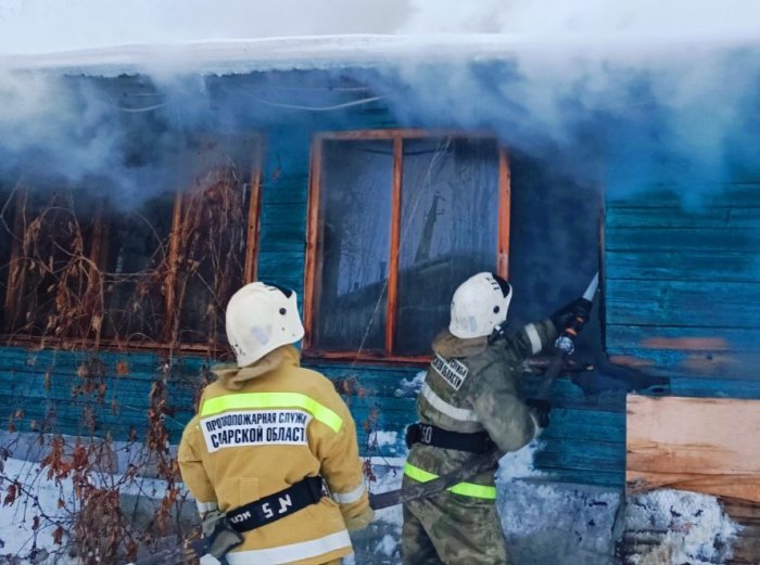 Тяжелое начало смены выдалось у богатовских пожарных-спасателей     