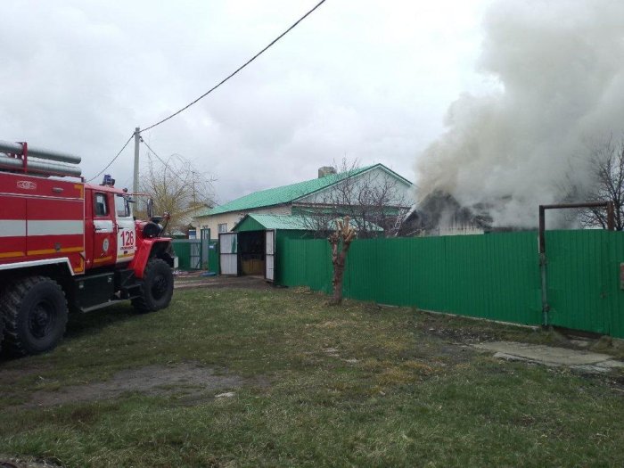 Пожар в бане в посёлке Кировский Красноармейского района 